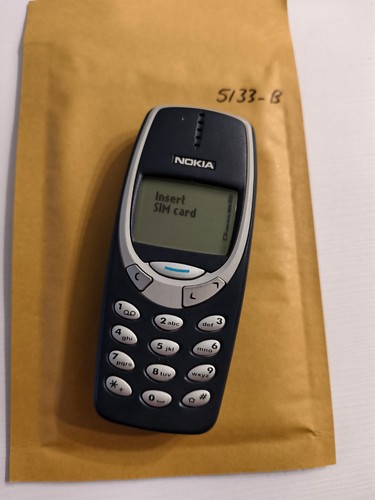 Nokia 3310 blue mobile phone - nokia,