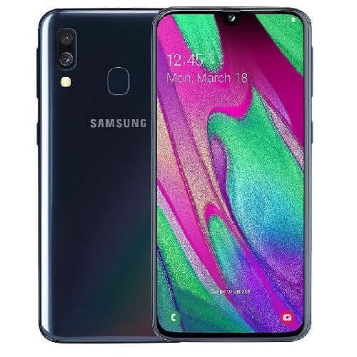 Samsung galaxy a40 black - galaxy,