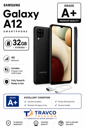 Samsung galaxy a12 32gb mobile - 32gb,